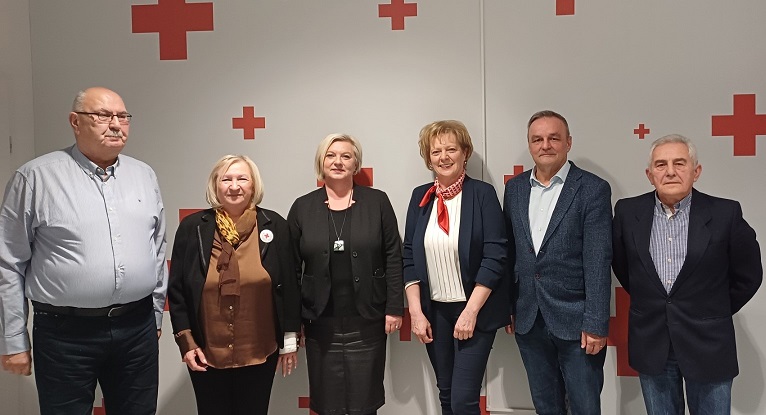 Đurđica Trbus ponovno izabrana za predsjednicu županijskog Društva Crvenog križa, potpredsjednici Dubravka Jaković i Vjekoslav Štimac - Crveni križ - Križevci 